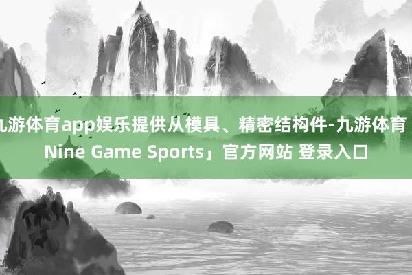 九游体育app娱乐提供从模具、精密结构件-九游体育「Nine Game Sports」官方网站 登录入口